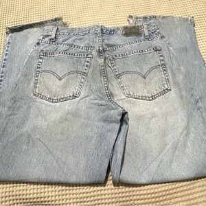 Vintage Levi's Men’s Silver tabs Baggy light wash size 34x32